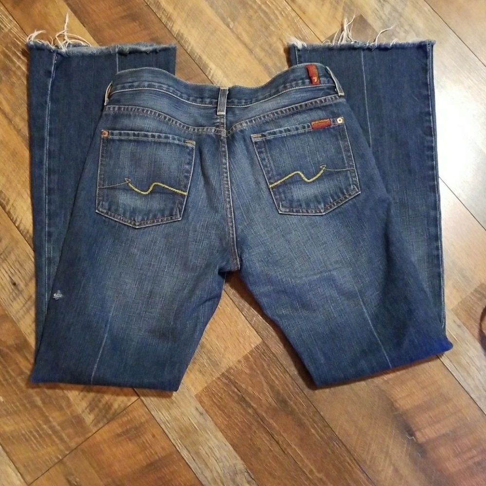 7 for all mankind jeans size 29 inseam 30 inches